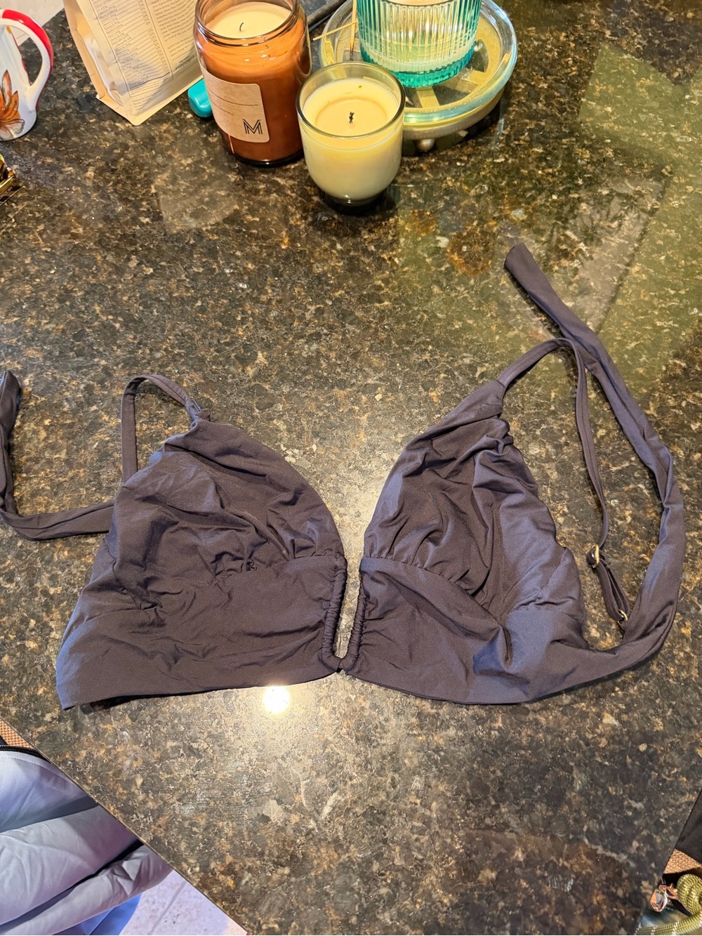 BECCA Black Triangle Bikini Top